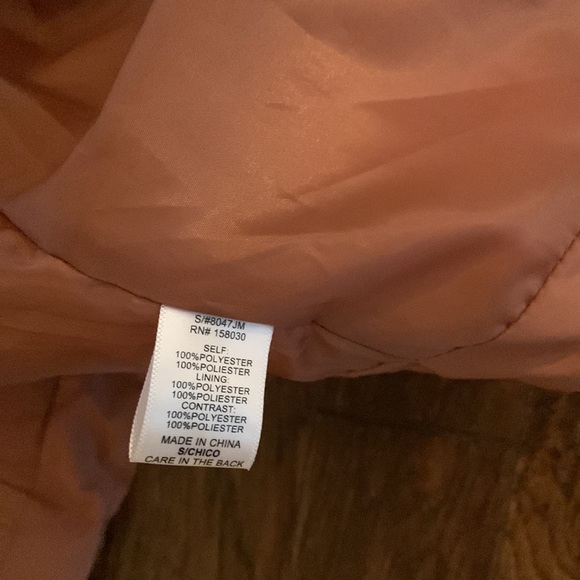 Very warm jacket rose colour Love Tree, worn only twice , slightly big for me - Picture 5 of 5